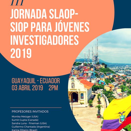 Join us at the SLAOP – SIOP YI session in Ecuador!