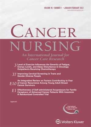 Free articles in Cancer Nursing journal