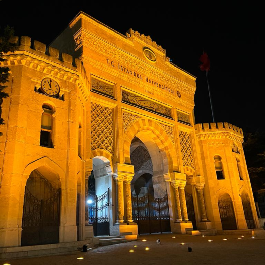 The Historic Istanbul University Rectorate Gate will light up in Gold!
