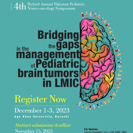 4th Annual Pediatric Neuro-oncolgy Symposium 1-3 December, 2023