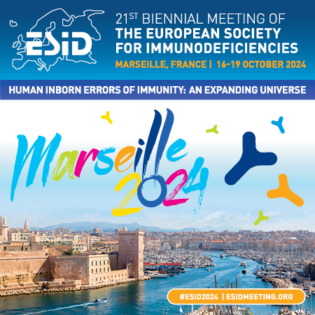 21st Biennial Meeting of the Europaen Society for Immunodeficiencies (ESID 2024)