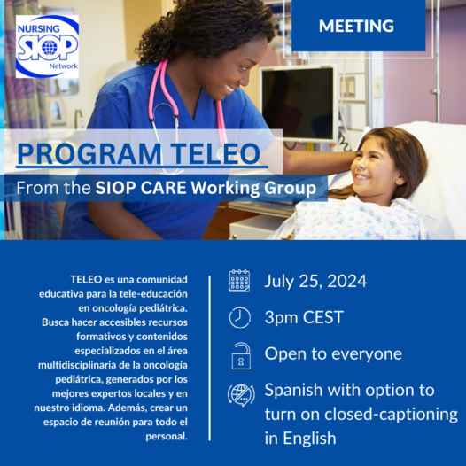 CARE WG Meeting: Showcasing Programa TELEO (TELEO Program), July 25