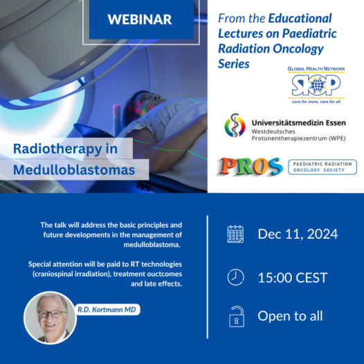 Webinar: Radiotherapy in Medulloblastomas, Dec 11, 2024