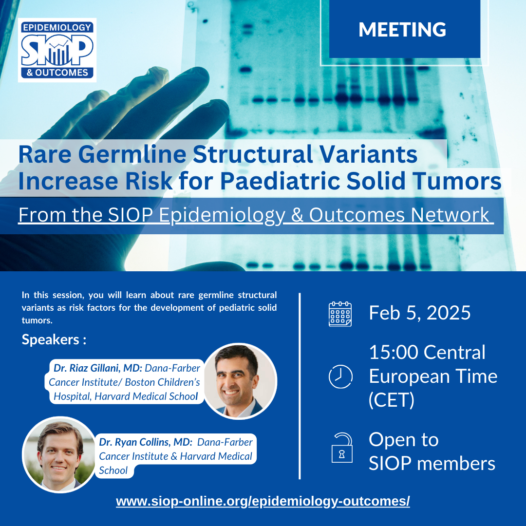Rare Germline Structural Variants Increase Risk for Pediatric Solid Tumors