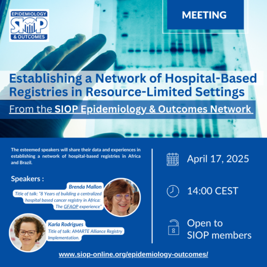 Establishing a Network of Hospital-Based Registries in Resource-Limited Settings, Thursday, April 17