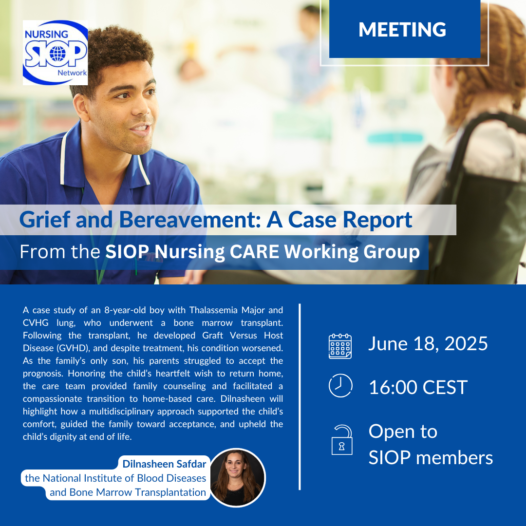 Grief and Bereavement: A Case Report, Nursing CARE WG Educational Webinar