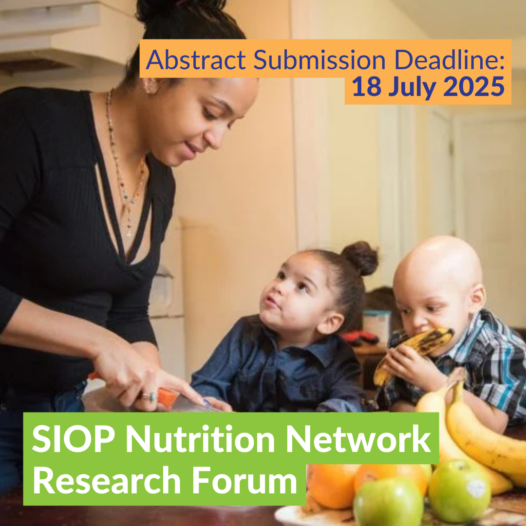 Join the SIOP Nutrition Network Research Forum – Call for Abstracts Now Open!