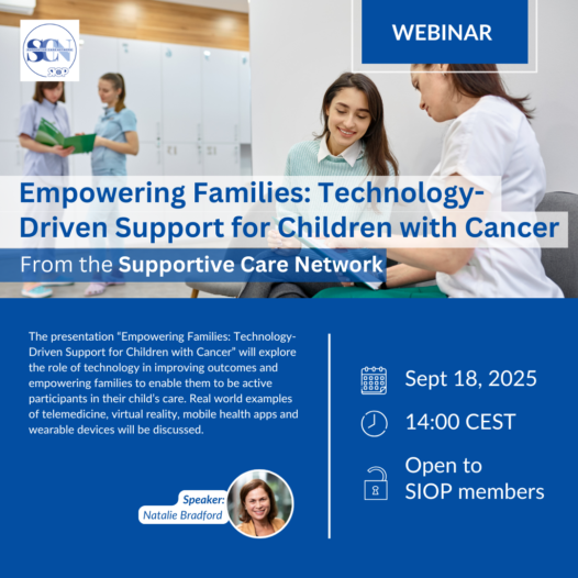 Webinar Sept 18: Empowering Families: Technology-Driven Support for Children with Cancer