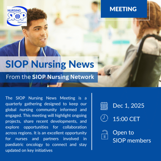 SIOP Nursing News Quarterly Meeting – Stay Connected and Aligned