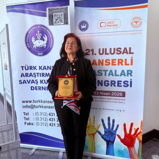 Prof. Dr. Rejin Kebudi Receives Prestigious Turkish Cancer Research and Control Service Award