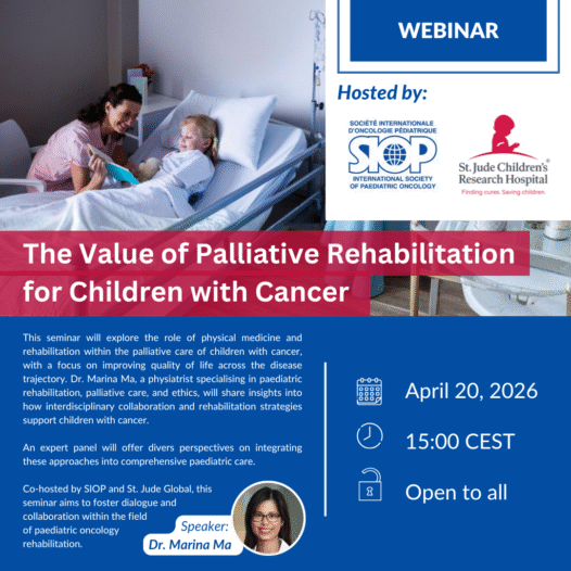 Upcoming Seminar: The Value of Palliative Rehabilitation for Children with Cancer