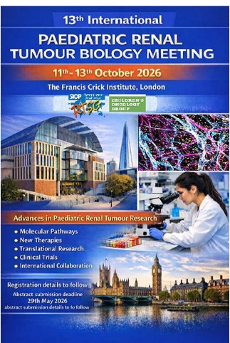13th International Paediatric Renal Tumours Biology Conference, London, 11-13th October 2026