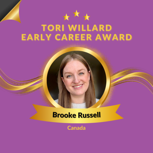 Winner of the 2026 Dr. Tori Willard Early Career Award
