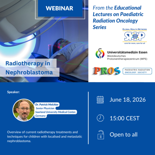 Educational Lecture – Radiotherapy in Nephroblastoma