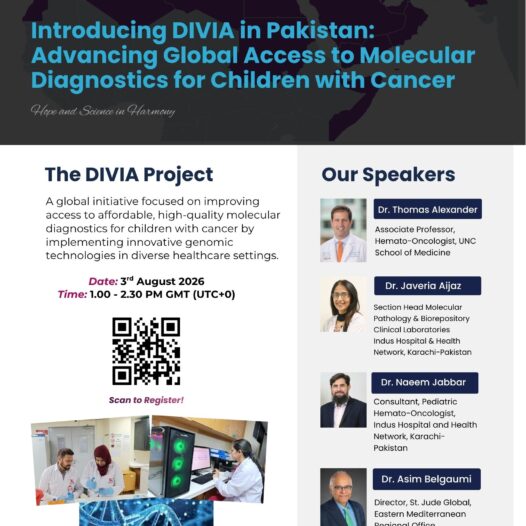 Introducing DIVIA in Pakistan: Advancing Global Access to Molecular Diagnostics for Children with Cancer