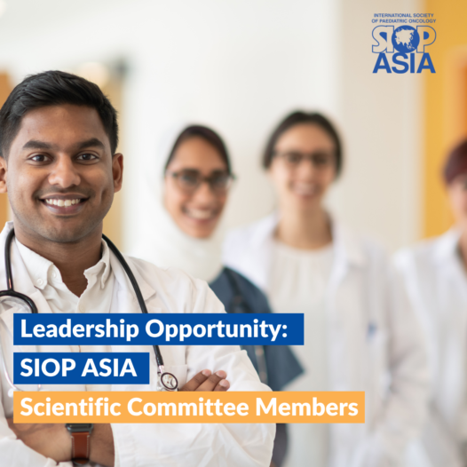 Applications Welcome: SIOP Asia Scientific Committee (Due: July 31, 2026)
