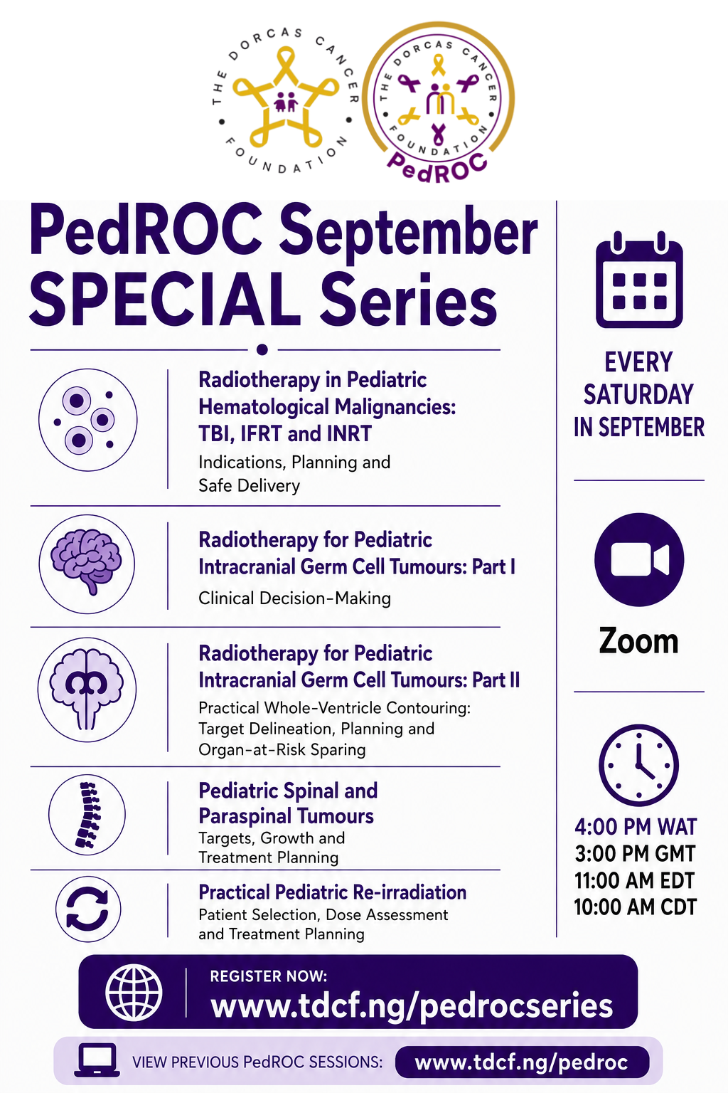 PedROC 2026 September SPECIAL series Flyer
