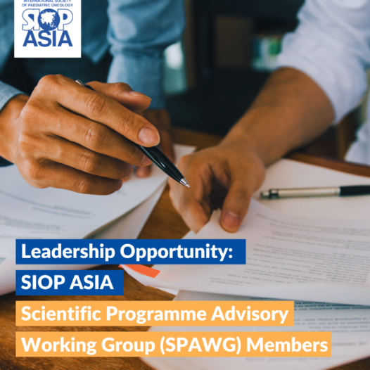 Call for Nominations: SIOP Asia Scientific Programme Advisory Working Group (SPAWG)