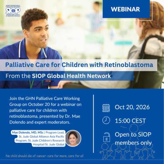 GHN Palliative Care Working Group Webinar: Palliative Care for Children with Retinoblastoma