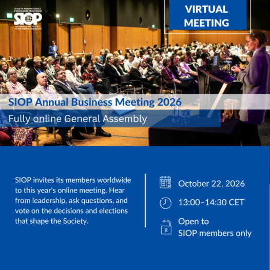 SIOP Annual Business Meeting 2026 — Fully Online Format