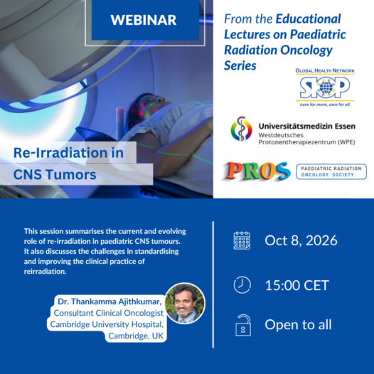 WPE/PROS LMIC Education Lecture Series: Re-Irradiation in CNS Tumors